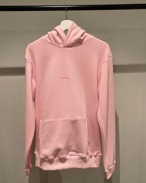 VERVEA EMBROIDERED LOGO HOODIE - ORCHID PINK