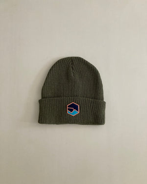 VERVEA ICON BEANIE - LICHEN GREEN